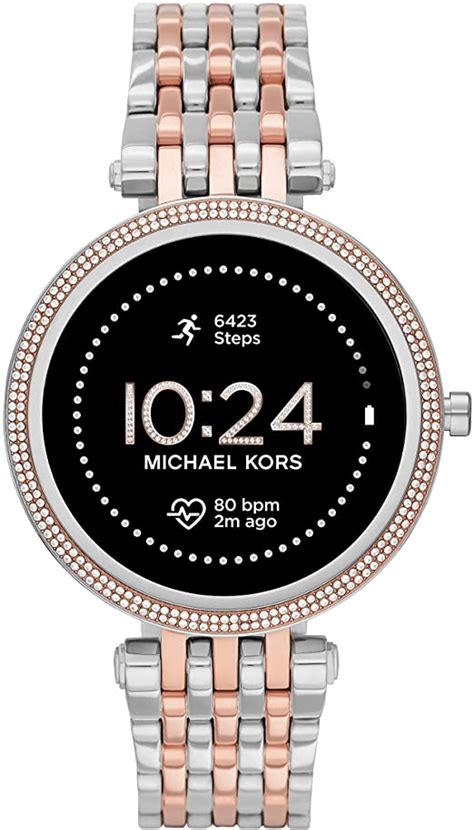 which michael kors women's smartwatch has heart rate monitor|Michael Kors Women's MKGO Gen 5E 43mm Touchscreen .